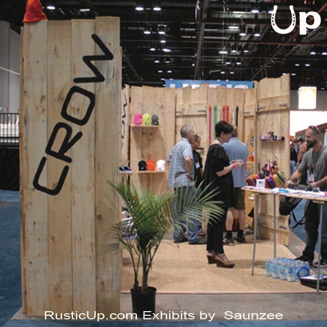 Rustic Exhibit Booth Portable Island Trade Show Booths