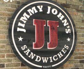 Rustic Signs Jimmy Johns 3D Business Signs Restaurant Chain Signs