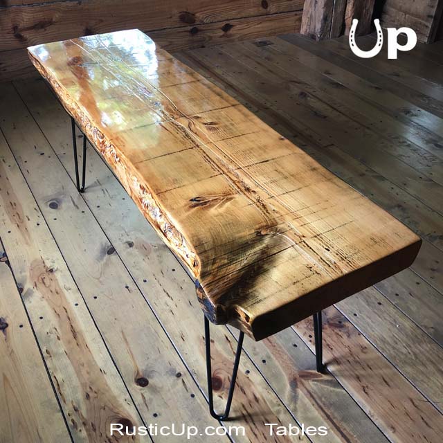 Rustic Tables Live Edge Wood Table Tree cut Table