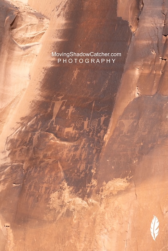 Fine Art Photography, Moab Native American Petroglyphs Spear