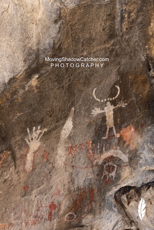 Moving Shadow Catcher, Photography, Native Petroglyphs, Bull Horns, Rock Art