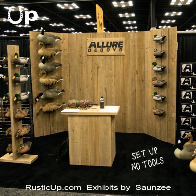 Rustic Exhibits Booths, 10x10 Collapsible Booth, Shot Show Expo